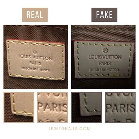 louis vuitton luggage tag fake vs real